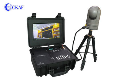 De de Veiligheids4g PTZ Camera van HD 1080P IP bouwde Batterij Snelle Plaatsing met Koffer in
