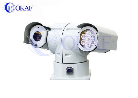 De Camera van het de Optische zoomfunctiesvoertuig PTZ van gelijkstroom 10.5V RS485 150M IRL 20x