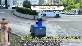 Autonomos patrouille beveiligingsrobot OK-ROB03