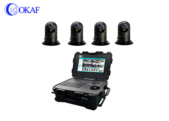 5G / 4G videoai Intelligente PTZ van de Analyseplaatsing Camera met Koffer