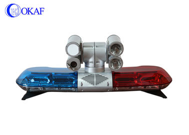 Nood LED Rood en Blauw Strobe Light Bar IP66 Met HID PTZ Camera
