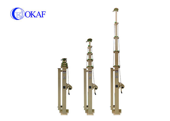 5 m 6 m 7 m 8 m 50 kg nuttig gewicht staal telescopisch mast handwiel handwiel mast
