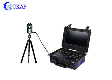 Draagbare draadloze waterdichte PTZ IP camera via 4G voor mobiele bewaking