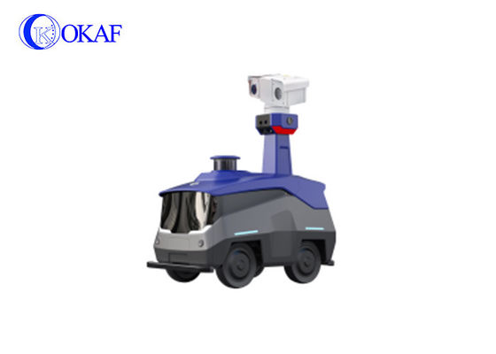 Veiligheidspatrouille Automatische oplaadbare intelligente robot voor grote fabrieken Schoolpoortwachter