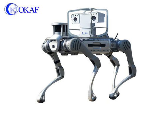 OKAF AI-bewaking Autonoom beveiligingspatrouillerobot Industrieel bewakingsrobot Hond Slimme beveiligingsrobot