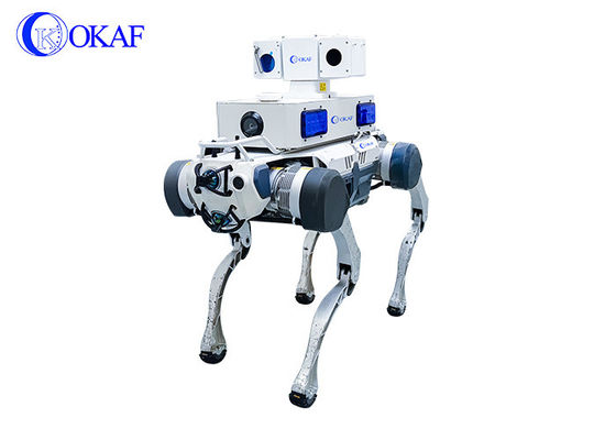 OKAF AI-bewaking Autonoom beveiligingspatrouillerobot Industrieel bewakingsrobot Hond Slimme beveiligingsrobot