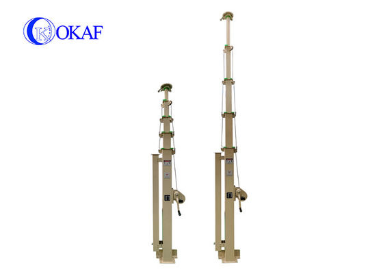 5 m 6 m 7 m 8 m 50 kg nuttig gewicht staal telescopisch mast handwiel handwiel mast