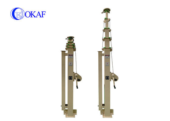 5 m 6 m 7 m 8 m 50 kg nuttig gewicht staal telescopisch mast handwiel handwiel mast
