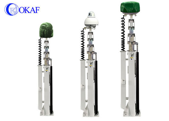 Zwaargewicht 100 kg Nutteloadgewicht Hydraulische telescopische mast Radar Antenne Stripod Telescopische mast