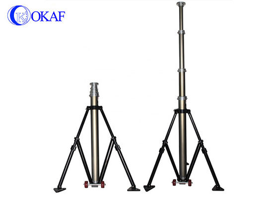 Anodisatie van aluminium pneumatische telescopische mast 4.2M 5.7M