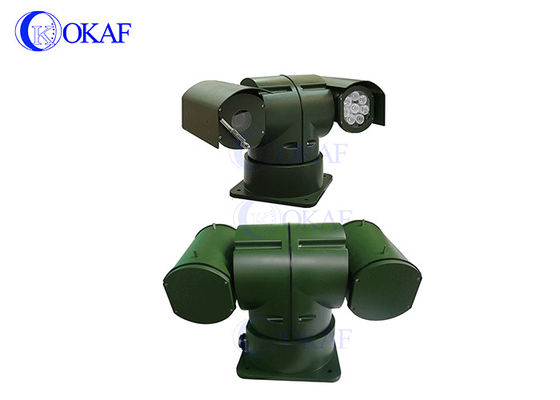 RS485 Voertuig gemonteerde mobiele PTZ-camera 2.0MP 20x 25x Optische zoom