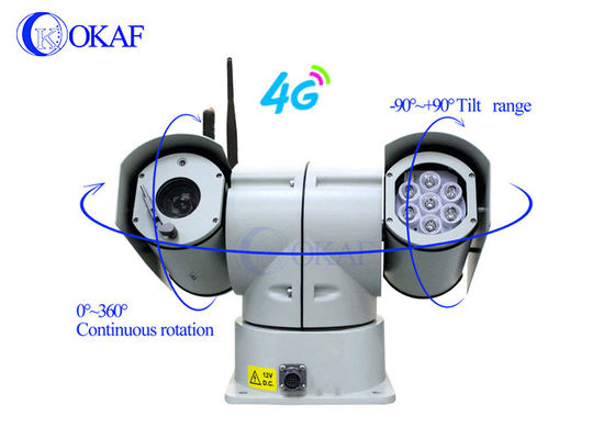 OKAF 4G Schokwerende PTZ IP-camera RS485