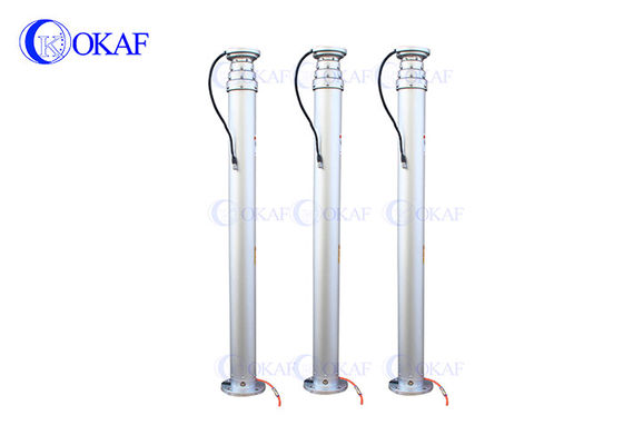 RS485 Aluminium legering Telescopische paal teruggetrokken hoogte 4,5 m 5 m