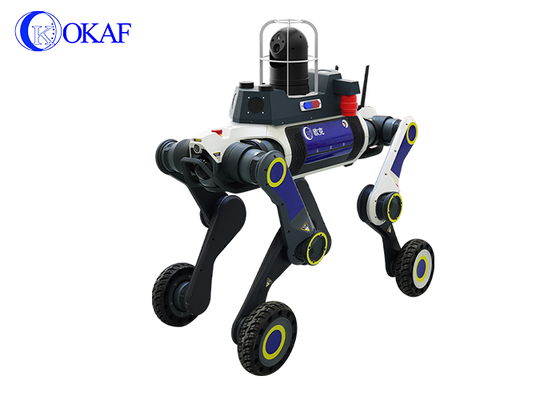 Beveiligingsrobot op wielen Autonomos Patrol Viervoetige robot
