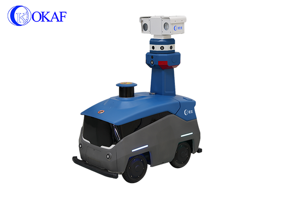 Veiligheidspatrouille Automatische oplaadbare intelligente robot voor grote fabrieken Schoolpoortwachter